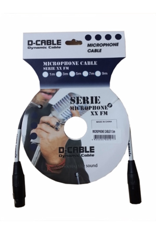 D-Cable Xx-Fm 1 5 Metre Xlr-Xlr Mikrofon Kablosu