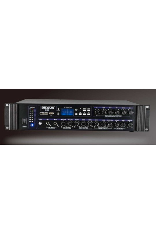 Dexun D-300 250W Mikser Amfi 6 bölgeli
