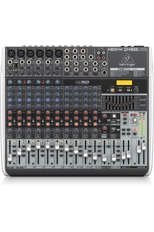 Behringer Xenyx Qx1832Usb 18 Kanal Efektli Mikser