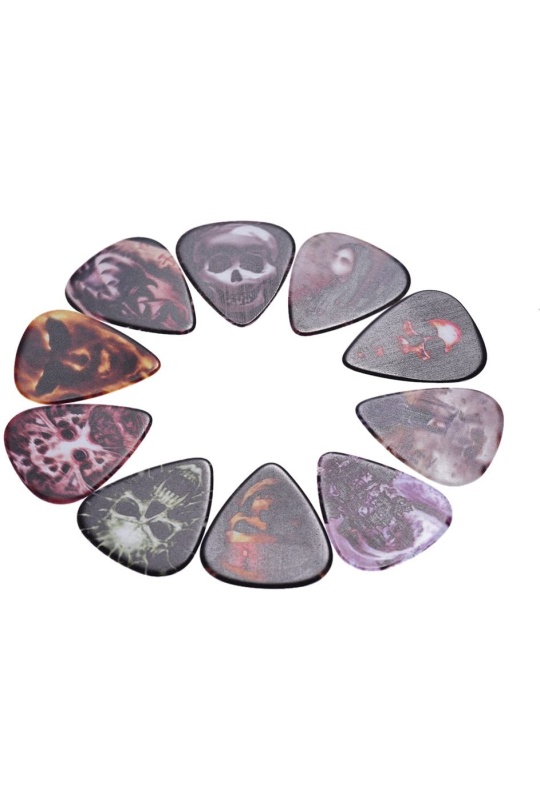 Alice Ap-10R1 Tek Taraf Baskılı Renkli Gitar Penası