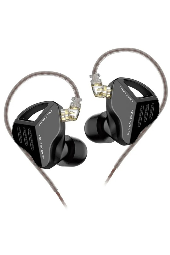 KZ ZVX kulaklık dinamik HIFI In-Ear Monitör Kulakiçi Kulaklık (Black-Siyah)