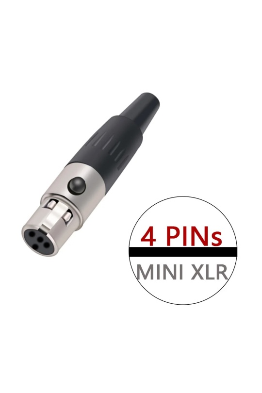 Purecon MX4B Mini XLR dişi 4Pin
