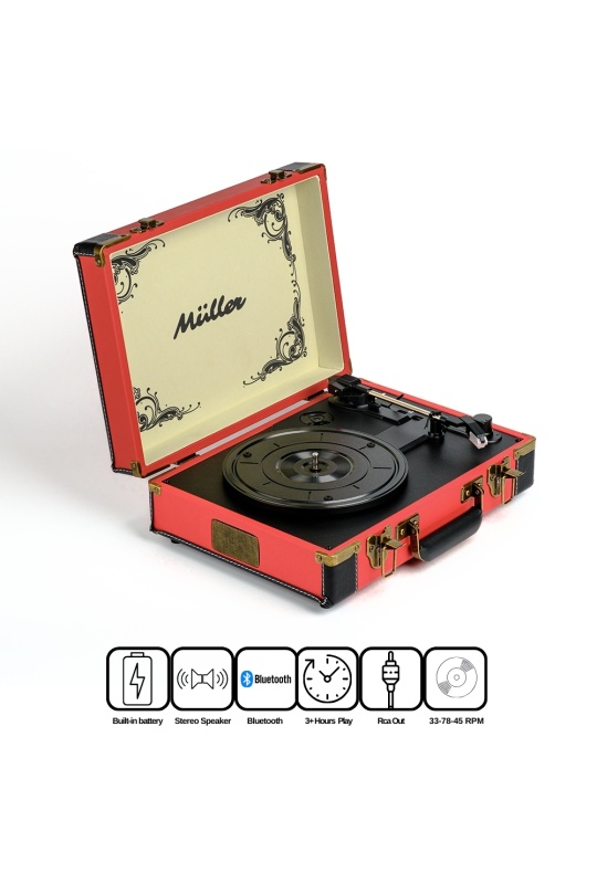 Müller Mr-350Bt Nostaljik Pikap Çilek-Kırmızı