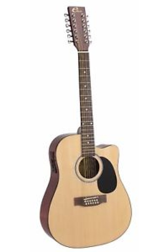 Cleca Dag-3 12Ceq Elektro Akustik 12 Telli N/Naturel Gitar