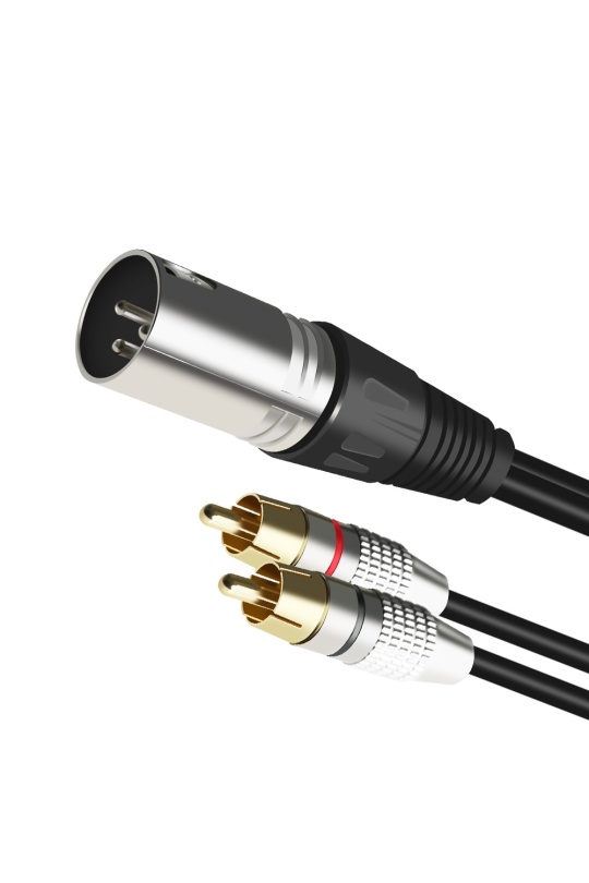 Rca Kablo Xlr-2Rca-Xlr Male 3 Metre