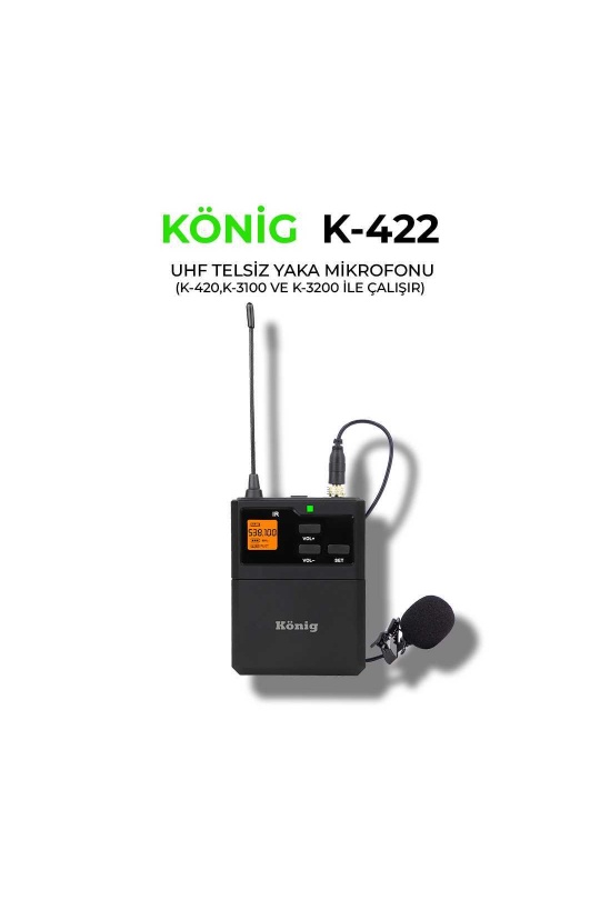 König K-422 Yaka Telsiz Mikrofon