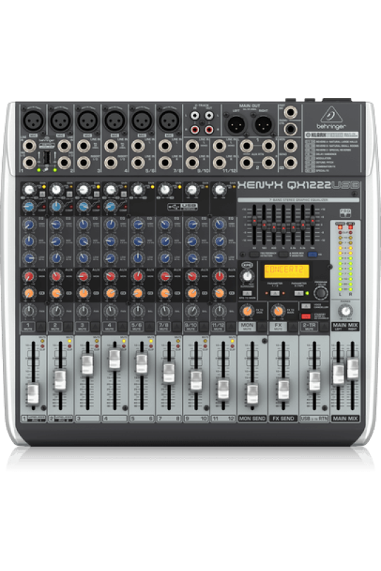 Behringer Xenyx QX1222USB 16 Kanal Efektli Mikser
