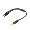 KRETZ DJ CABLES 2RCA-3.5mm  3 METRE ORJ