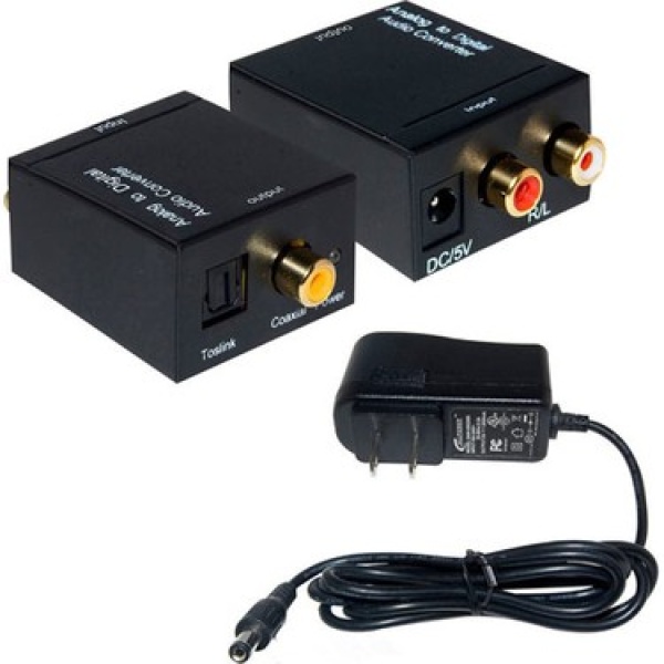 Analog Rca To Digital Optik Audio Converter