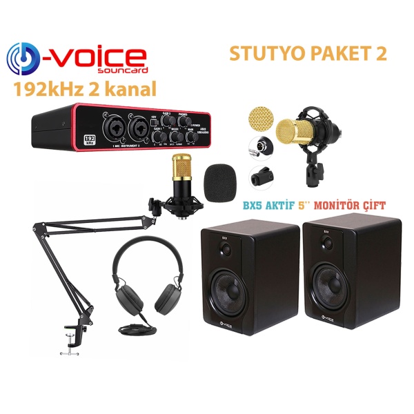 D-VOICE AB22  USB STUDYO PAKET 2