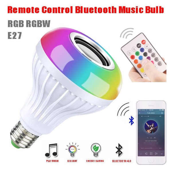 AKILLI LED AMPÜL HOPARLÖR BLUETOOTH +KUMANDALI