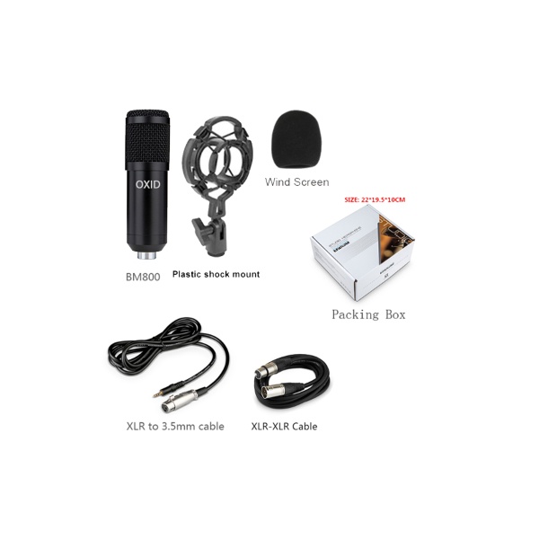 Oxid Cm-240x Black Condenser Mikrofon