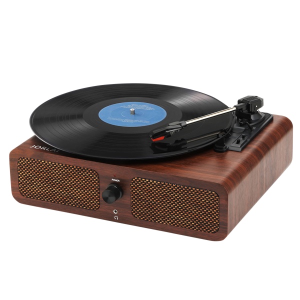 JORLAI JR-103 PİKAP PC RECORD PLAYER BLUETOOTH TURNTABLE WİTH STEREO SPEAKERS, 33/45/78 RPM VİNY MAUN JR103