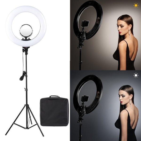 OXID 18 Inch 45Cm Çantalı+Standlı LED Fill Light Photo Studio