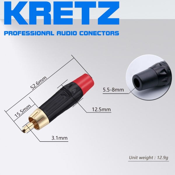 DC-045 RCA CONNECTOR 1 ADET