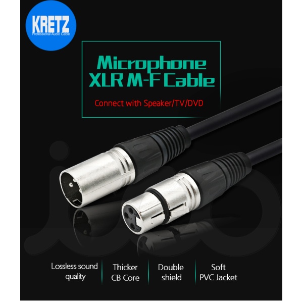 Mikrofon Kablosu Xlr-Xlr 04 Metre