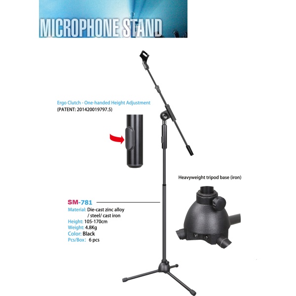 D-Stand Sm-307 Mikrofon Stand