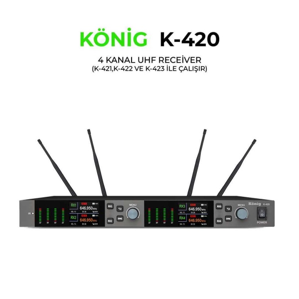 König K-420 4 Kanal Receiver