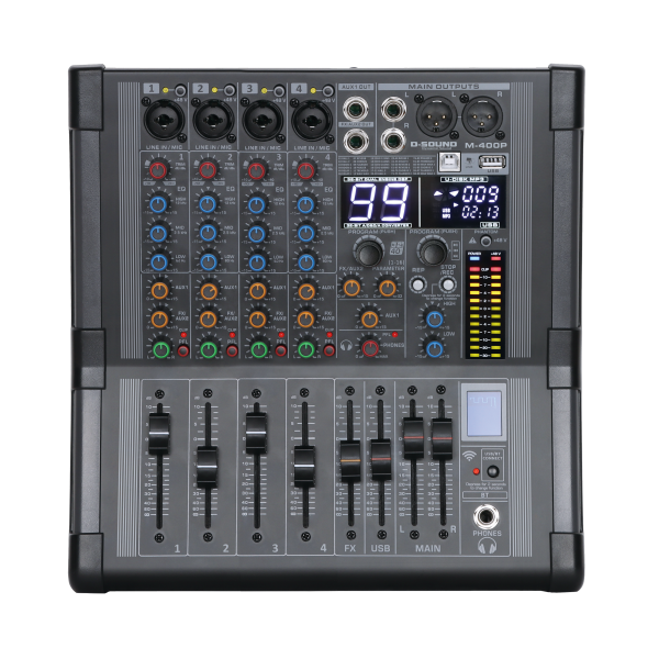 D-Sound M-400P-Pro 4 Kanal Power Mixer