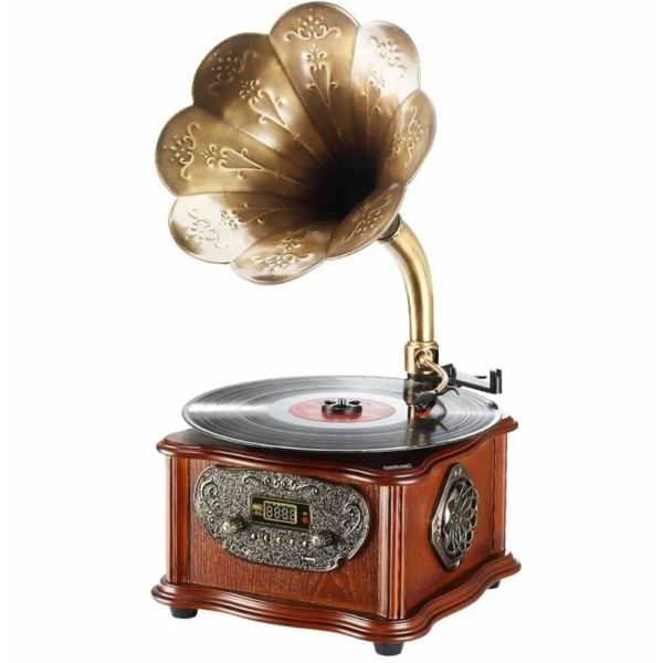 Record Master Rmj-209C Gramofon Plak Çalar - Radyo-Bluetooth - Usb