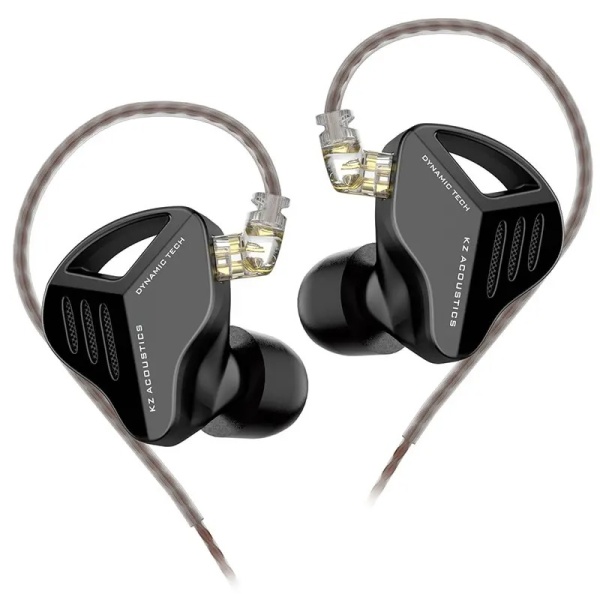 KZ ZVX kulaklık dinamik HIFI In-Ear Monitör Kulakiçi Kulaklık (Black-Siyah)