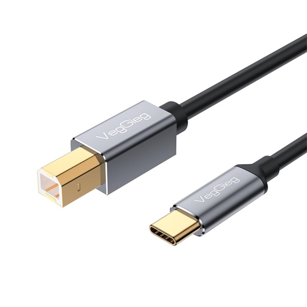 VegGieg Type-C to USB-B Yazıcı Kablosu (1.5 Metre)