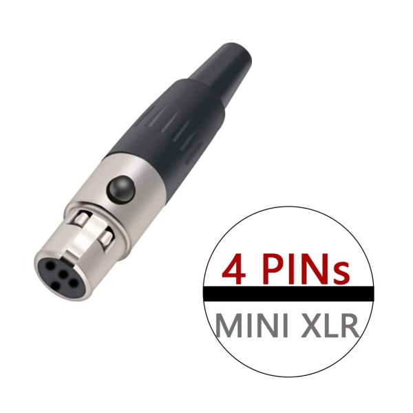 Purecon MX4B Mini XLR dişi 4Pin