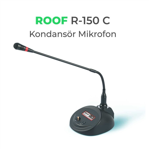 Roof R-150C Condenser Kürsü Mikrofon