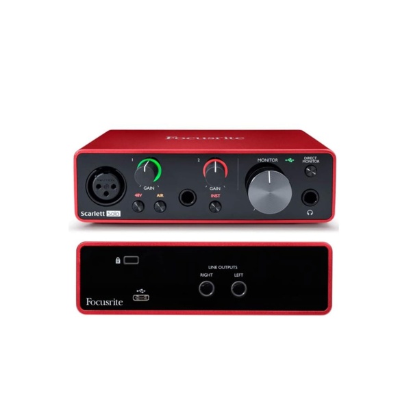 Focusrite Scarlett Solo Gen 4 Ses Kartı (MOSC0032)