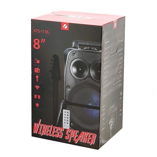 Kts-1136 Taşınabilir Şarzlı Party Hoparlör