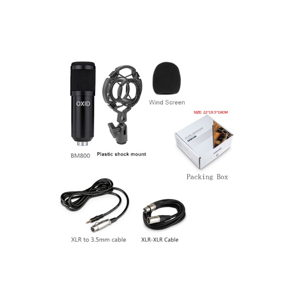 Oxid Cm-240X Black Condenser Mikrofon