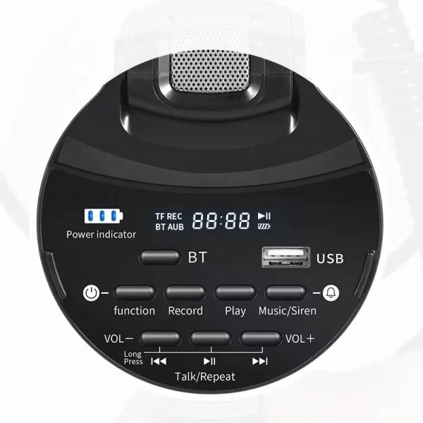 NOTEL 106U Bluetoothlu Megafon 80W