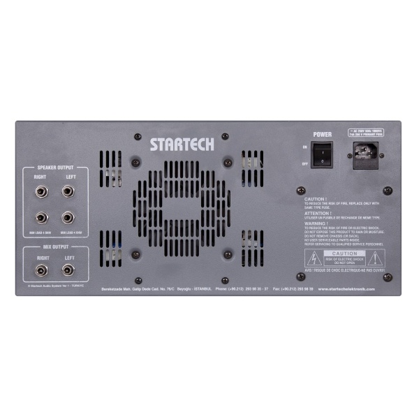 Startech Safir SR 6/800 USB Power Mikser Cami Anfisi 2x400 Watt Ekho Reverbli