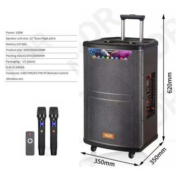 NDR-512 Arka Panel ve Girişler