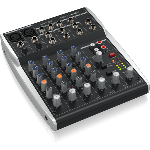 Behringer XENYX 802S Premium Analog 8-Input Mixer with USB Streaming Interface