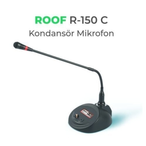 Roof R–150C Volume Kontrollü Kürsü Mikrofon