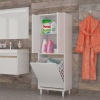MODİLAYN Gamzem BANYO 55 x 138 cm Çamaşır Bölmeli Banyo Dolabı