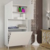 IŞILTI 75x165 cm 2 Sepetli 2 Kapaklı Çok Amaçlı Dolap, Banyo Dolabı, Mutfak Dolabı