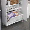 İLKİN 90x183 cm Kirli Çamaşır Sepetli Banyo Dolabı, Çok Amaçlı Sepetli Banyo Dolabı, Kirli Çamaşır Sepeti