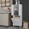 GAMZEM 50x140 cm Erzak Sepetli Mutfak Dolabı