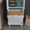 GAMZEM 50x140 cm Erzak Sepetli Mutfak Dolabı