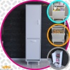 MODİLAYN ECRİN 40x136 cm Çamaşır Ve Erzak Bölmeli Çok Amaçlı Dolap
