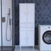 Modilayn SOFT ERA 55 x 187,9 x 32,5 cm Kapaklı Ve Çekmeceli Çok Amaçlı Banyo & Mutfak Dolabı