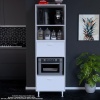 Modilayn SİLVA LOYA 59,6 x 194,6 x 56 cm 2 Kapaklı Ankastre Fırın ve Mutfak Dolabı