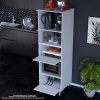 Modilayn SİLVA LOYA 59,6 x 194,6 x 56 cm 2 Kapaklı Ankastre Fırın ve Mutfak Dolabı