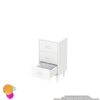 Modilayn SÖKE 3lü Çekmece Banyo Dolabı 50x75x32,5 cm’ lik Çok Yönlü Çekmecelerle Daha Düzenli