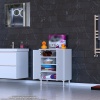 Modilayn SÖKE Küçük Alanlar İçin Akıllı Çözümler 60x75x32,5 cm’ lik 2 Kapaklı 4 Göz Raf Dolap
