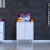 Modilayn SÖKE Küçük Alanlar İçin Akıllı Çözümler 60x75x32,5 cm’ lik 2 Kapaklı 4 Göz Raf Dolap