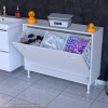 Modilayn SÖKE 95x75x32,5 cm lik Ultra Geniş 3 Çamaşır Sepet Hazneli Dolap Banyonuzun Yeni Gözdesi