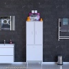 Modilayn YENİ İNCİ 55 x 160 cm Kapaklı Ve Çamaşır Hazneli Banyo & Mutfak Dolabı
